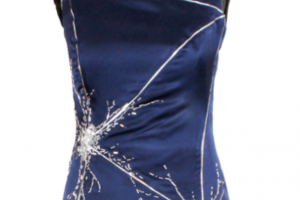 May Britt Moser's Nobel gown depicting her research